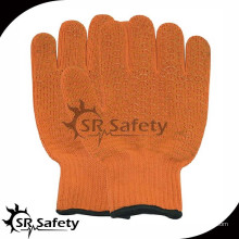 SRSAFETY PVC dot Baumwollhandschuh / PVC Griffhandschuhe / PVC Handschuhe